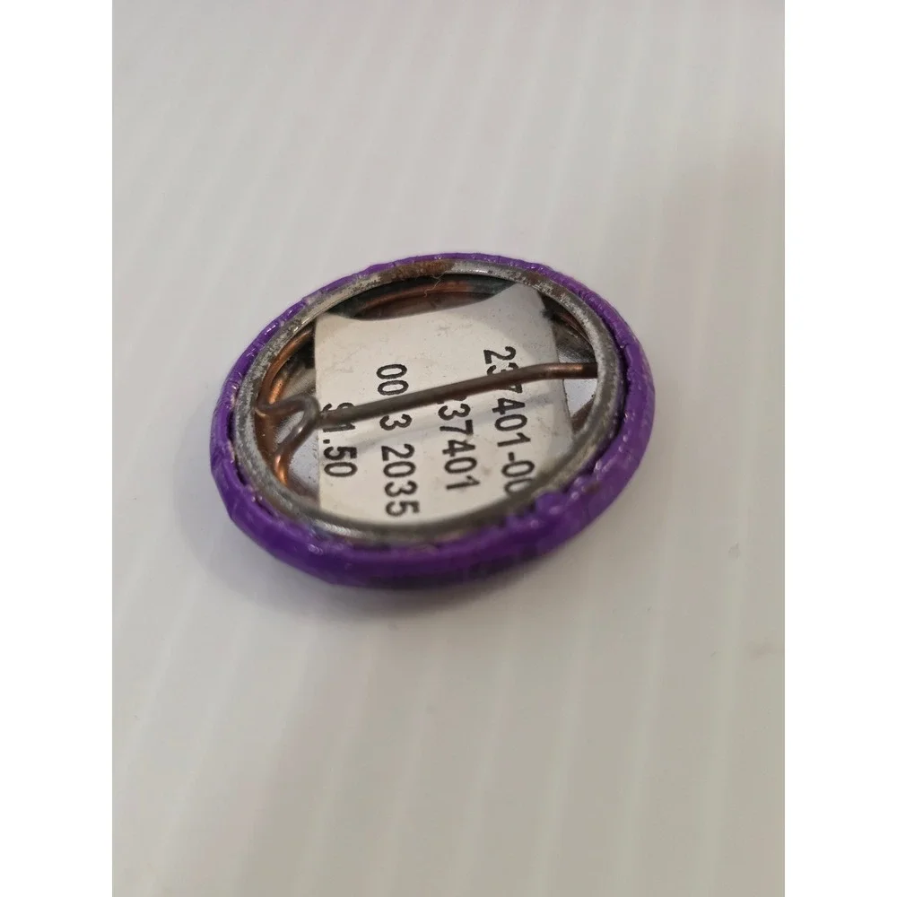 Transformers Decepticon Logo Purple Pinback Button Hasbro Robot Badge‎
